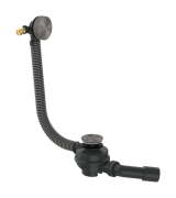 Злив-перелив для ванн Hansgrohe Axor Exafill із наповненням матовий чорний хром 42540340