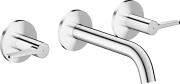 Змішувач для раковини Hansgrohe Axor One настінний на 3 отвори хром 48150000