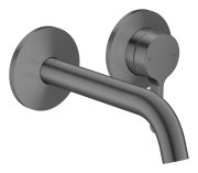 Смеситель для раковины Hansgrohe Axor One настенный однорычажный матовый черный хром 48170340