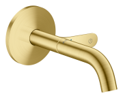 Смеситель для раковины Hansgrohe Axor One настенный однорычажный матовая латунь 48180950