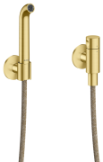 Гігієнічний душ Hansgrohe Axor One зі шлангом та тримачем поліроване золото 48655990