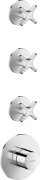 Термостат для душа Hansgrohe Axor One встраиваемый 3 потребителя хром 48713000