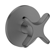 Запірний вентиль Hansgrohe Axor One прихованого монтажу матовий чорний хром 48771340