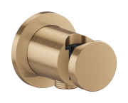 Шланговое подсоединение Hansgrohe Axor One с держателем ручного душа матовая бронза 48780140