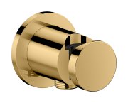 Шлангове приєднання Hansgrohe Axor One з держателем ручного душу поліроване золото 48780990