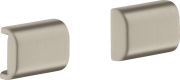 Декоративна накладка для рейлінгу Hansgrohe Axor Universal Softsquare матовий нікель 42871820