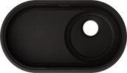 Мийка для кухні Blanco Oovalon 700-IF 75,6х43 см Velgranit містичний чорний 527991