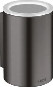 Стакан для зубных щеток Hansgrohe Axor Universal Circular стекло/металл матовый черный хром 42804340