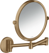Косметичне дзеркало Hansgrohe Axor Universal Circular настінне матова бронза 42849140