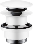 Донний клапан для раковини та біде Hansgrohe Axor Push-Open матовий білий 51300700