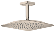 Верхній душ Hansgrohe Axor Citterio C 1jet EcoSmart 270х270 мм з кронштейном стельовим матовий нікель 28793820