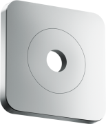 Настенная накладка для верхнего душа Hansgrohe Axor Citterio C 120х120 мм металл хром 28801000