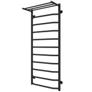 Водяной полотенцесушитель Arte Radiator Dream 500х1200/11 нижнее подключение нержавеющая сталь черный DRW.120.50.11.B.O