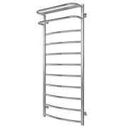 Водяной полотенцесушитель Arte Radiator Optima 500х1200/11 нижнее подключение нержавеющая сталь полированная OPW.120.50.11.O.O