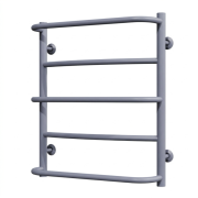 Водяной полотенцесушитель Arte Radiator Lilu 400х600/5 нижнее подключение нержавеющая сталь серый LiW.60.40.5.G.O