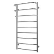 Водяной полотенцесушитель Arte Radiator Prima 500х1000/9 нижнее подключение нержавеющая сталь полированная PRW.100.50.9.O.O