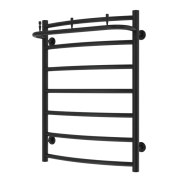 Водяна сушарка для рушників Arte Radiator Sora New 500х700/7 праве підключення нержавіюча сталь чорний SOW.70.50.7.B.R