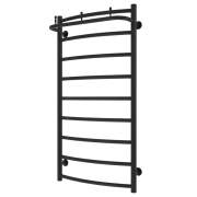 Водяной полотенцесушитель Arte Radiator Sora New 500х1000/9 нижнее подключение нержавеющая сталь черный SOW.100.50.9.B.O