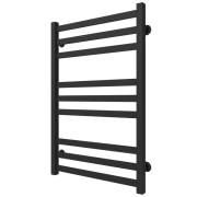 Водяной полотенцесушитель Arte Radiator Sirius 500х800/9 нижнее подключение нержавеющая сталь черный SSW.80.50.9.B.O