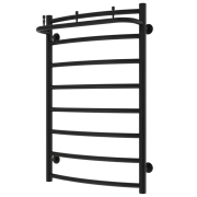 Водяна сушарка для рушників Arte Radiator Sora New 500х900/8 ліве підключення нержавіюча сталь чорний SOW.90.50.8.B.L