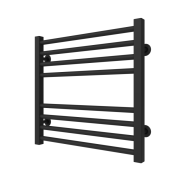 Водяна сушарка для рушників Arte Radiator Pola 500х500/8 нижнє підключення нержавіюча сталь чорний PLW.50.50.8.B.O