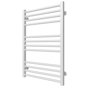Водяной полотенцесушитель Arte Radiator Pola 500х800/12 нижнее подключение нержавеющая сталь белый PLW.80.50.12.W.O