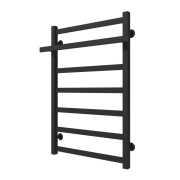 Водяной полотенцесушитель Arte Radiator Aqua 500х800/7 нижнее подключение нержавеющая сталь черный AQW.80.50.7.B.O