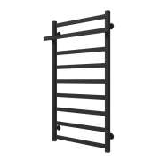 Водяной полотенцесушитель Arte Radiator Aqua 500х1000/9 нижнее подключение нержавеющая сталь черный AQW.100.50.9.B.O