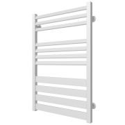 Водяной полотенцесушитель Arte Radiator Silvia 500х800/11 левое подключение нержавеющая сталь белый SLW.80.50.11.W.L