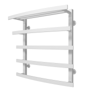 Водяной полотенцесушитель Arte Radiator Terra 500х600/5 нижнее подключение нержавеющая сталь белый TRW.60.50.5.W.O