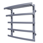 Водяна сушарка для рушників Arte Radiator Terra 500х600/5 праве підключення нержавіюча сталь сірий TRW.60.50.5.G.R