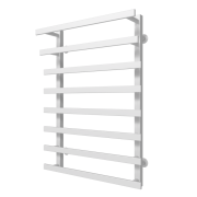 Водяной полотенцесушитель Arte Radiator Radiant 500х800/7 нижнее подключение нержавеющая сталь белый RTW.80.50.8.W.O