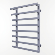 Водяной полотенцесушитель Arte Radiator Radiant 500х800/7 нижнее подключение нержавеющая сталь серый  RTW.80.50.8.G.O