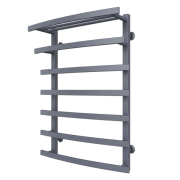 Водяной полотенцесушитель Arte Radiator Terra 500х800/7 нижнее подключение нержавеющая сталь серый TRW.80.50.7.G.O