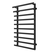 Водяна сушарка для рушників Arte Radiator Radiant 500х1000/8 праве підключення нержавіюча сталь чорний RTW.100.50.10.B.R