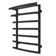 Водяной полотенцесушитель Arte Radiator Terra 500х800/7 нижнее подключение нержавеющая сталь черный TRW.80.50.7.B.O