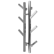 Водяна сушарка для рушників Arte Radiator Agro 100х800/6 нижнє підключення нержавіюча сталь полірована AGW.80.10.6.O.O