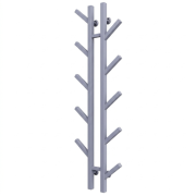 Водяной полотенцесушитель Arte Radiator Agro 100х1200/10 нижнее подключение нержавеющая сталь серый AGW.120.10.10.G.O