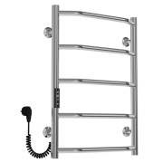 Електрична сушарка для рушників Arte Radiator Ava 400х600/5 ліве підключення JD03 нержавіюча сталь полірована AVE.60.40.5.O.L.3