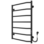 Электрический полотенцесушитель Arte Radiator Ava 500х800/7 правое подключение JD03 нержавеющая сталь черный AVE.80.50.7.B.R.3