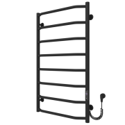 Электрический полотенцесушитель Arte Radiator Ava 500х900/8 правое подключение JD03 нержавеющая сталь черный AVE.90.50.8.B.R.3