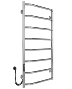Електрична сушарка для рушників Arte Radiator Ava 400х900/8 ліве підключення JD03 нержавіюча сталь полірована AVE.90.40.8.O.L.3