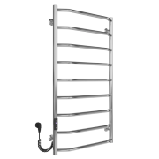 Електрична сушарка для рушників Arte Radiator Ava 500х1000/9 ліве підключення JD03 нержавіюча сталь полірована AVE.100.50.9.O.L.3