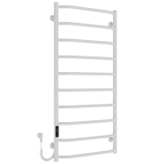 Електрична сушарка для рушників Arte Radiator Ava 500х1100/10 ліве підключення JD03 нержавіюча сталь білий AVE.110.50.10.W.L.3