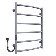 Електрична сушарка для рушників Arte Radiator Sora 500х700/6 ліве підключення JD03 нержавіюча сталь сірий SRE.70.50.6.G.L.3