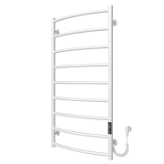 Електрична сушарка для рушників Arte Radiator Sora 500х1000/9 праве підключення JD03 нержавіюча сталь білий SRE.100.50.9.W.R.3