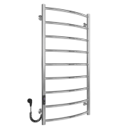 Електрична сушарка для рушників Arte Radiator Sora 500х1000/9 ліве підключення JD03 нержавіюча сталь полірована SRE.100.50.9.O.L.3