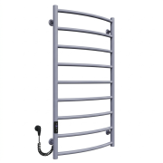 Електрична сушарка для рушників Arte Radiator Sora 500х1000/9 ліве підключення JD03 нержавіюча сталь сірий SRE.100.50.9.G.L.3