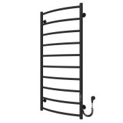 Электрический полотенцесушитель Arte Radiator Sora 500х1100/10 правое подключение JD03 нержавеющая сталь черный SRE.110.50.10.B.R.3