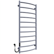 Електрична сушарка для рушників Arte Radiator Sora 500х1200/11 ліве підключення JD03 нержавіюча сталь сірий SRE.120.50.11.G.L.3